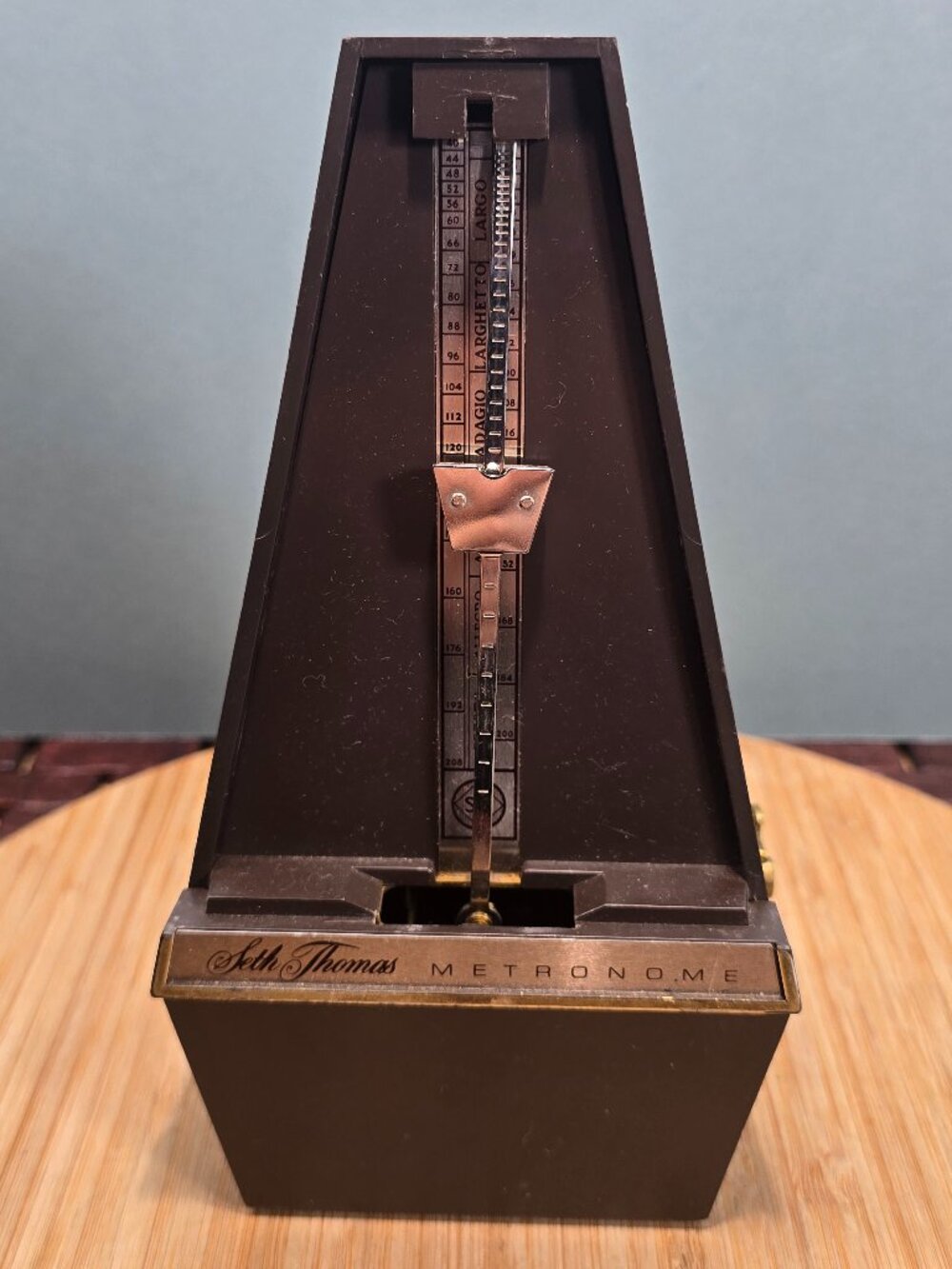 Brown Mechanical Metronome